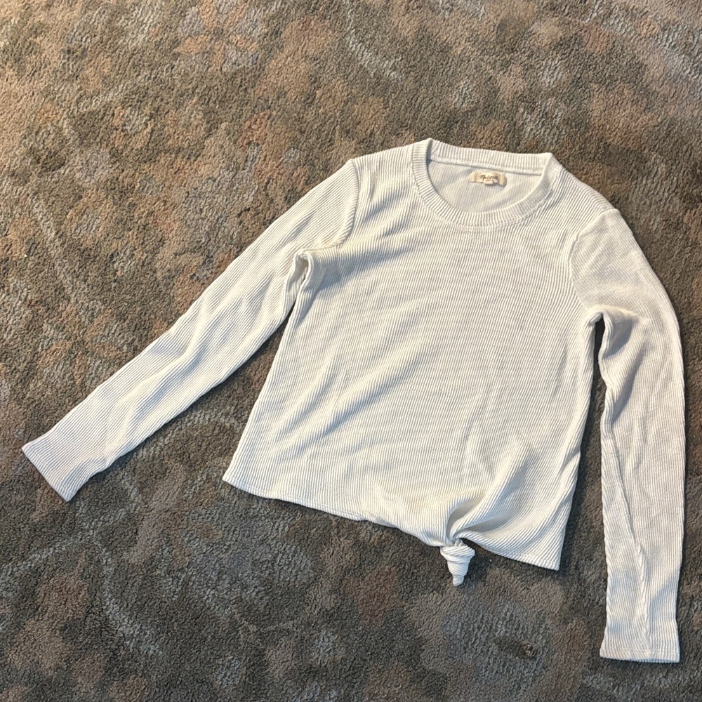 Madewell Light Gray Long Sleeve Tee
